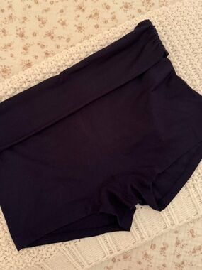 ShopForm Blue Fold-Over Waist Lounge Shorts